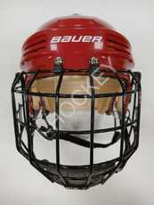 Шлем с маской BAUER 4500 SR-L RED - Интернет-магазин Б/У хоккейной экипировки T-HOCKEY