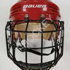 Шлем с маской BAUER 4500 SR-L RED - Интернет-магазин Б/У хоккейной экипировки T-HOCKEY