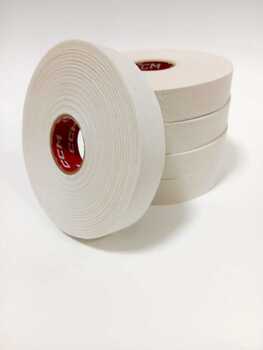 Лента для клюшки CCM TAPE CLOTH 25мм х 50м WHT - Интернет-магазин Б/У хоккейной экипировки T-HOCKEY