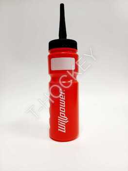 Бутылка хоккейная Willpower Classic 0,75 л. с наконечником, красный - Интернет-магазин Б/У хоккейной экипировки T-HOCKEY